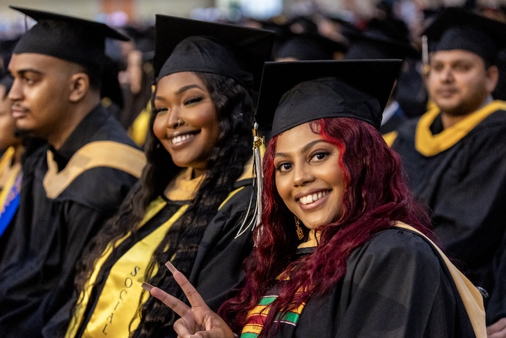 Graduates at GovState Commencement